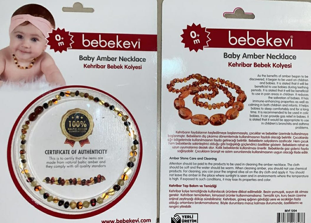 Collier D'ambre pour poussée dentaire