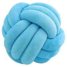 Coussin décoratif tressé 3 brins