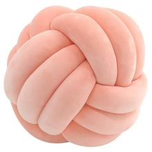 Coussin décoratif tressé 3 brins