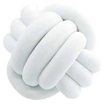 Coussin décoratif tressé 3 brins