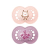 MAM Original Sucettes Silicone 6+ mois & Rose