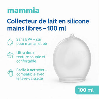Collecteur de Lait Maternel Libre Mammia – 100 ml