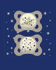 MAM Nuit 0-6 mois, lot de 2 sucettes Blanc