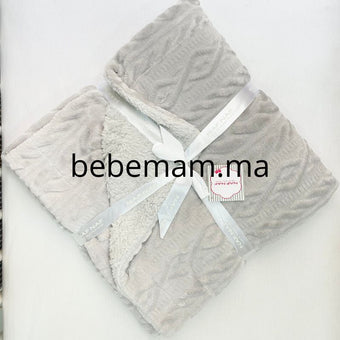 Couverture Gris – NAF NAF – 110 x 140 cm