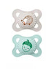 MAM Original Sucettes Silicone 0-6 mois & Beige-Vert