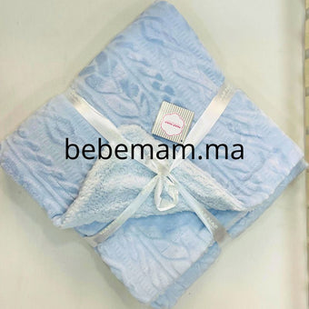 Couverture Bleu – NAF NAF – 110 x 140 cm