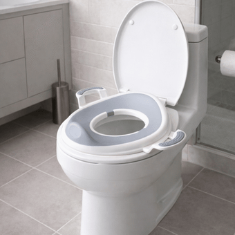 Adaptateur de toilette pour enfant avec poignées