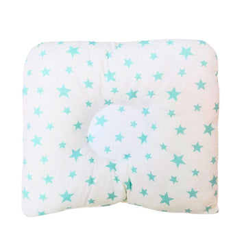 Oreiller pour bébé ( Blanc étoile vert )