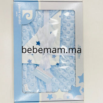 Couverture Bébé – Pierre Cardin – Bleu – 110 x 140 cm