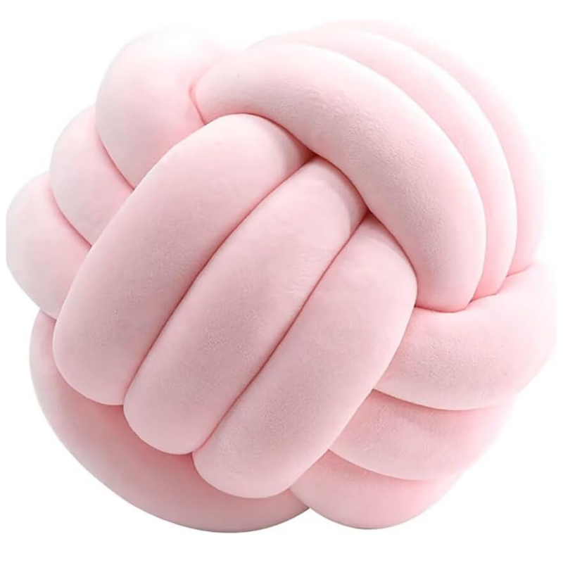 Coussin décoratif tressé 3 brins