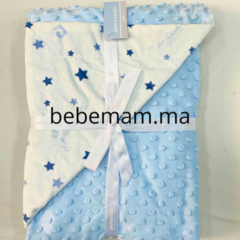 Couverture Bébé – Pierre Cardin – Bleu – 110 x 140 cm