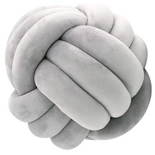 Coussin décoratif tressé 3 brins