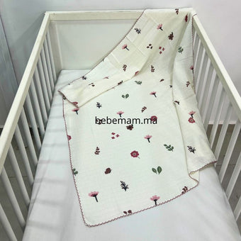 Lange en coton bio 95 x 80 cm