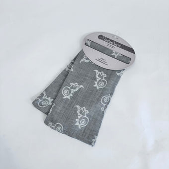 Lange en coton bio multi-usage Gris