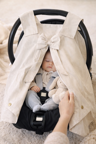Couverture Siège Auto Bébé (beige)