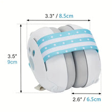 L2N Casque bébé réducteur de bruits Gris dès 4mois Sac de rangement inclus