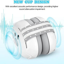 L2N Casque bébé réducteur de bruits Gris dès 4mois Sac de rangement inclus