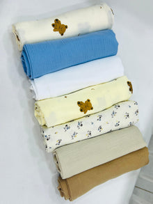 Lange en coton bio 100 x 100 cm