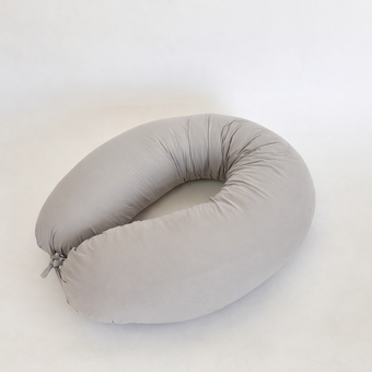 Coussin de grossesse et d'allaitement 3 en 1 (gris)