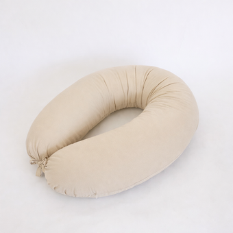 Coussin de grossesse et d'allaitement 3 en 1 beige