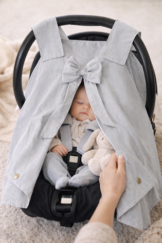 Couverture Siège Auto Bébé (gris)