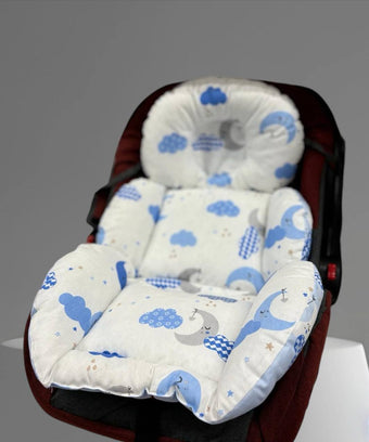 Matelas protecteur 3 en 1  Poussette & chaises hautes & sièges auto Bleu