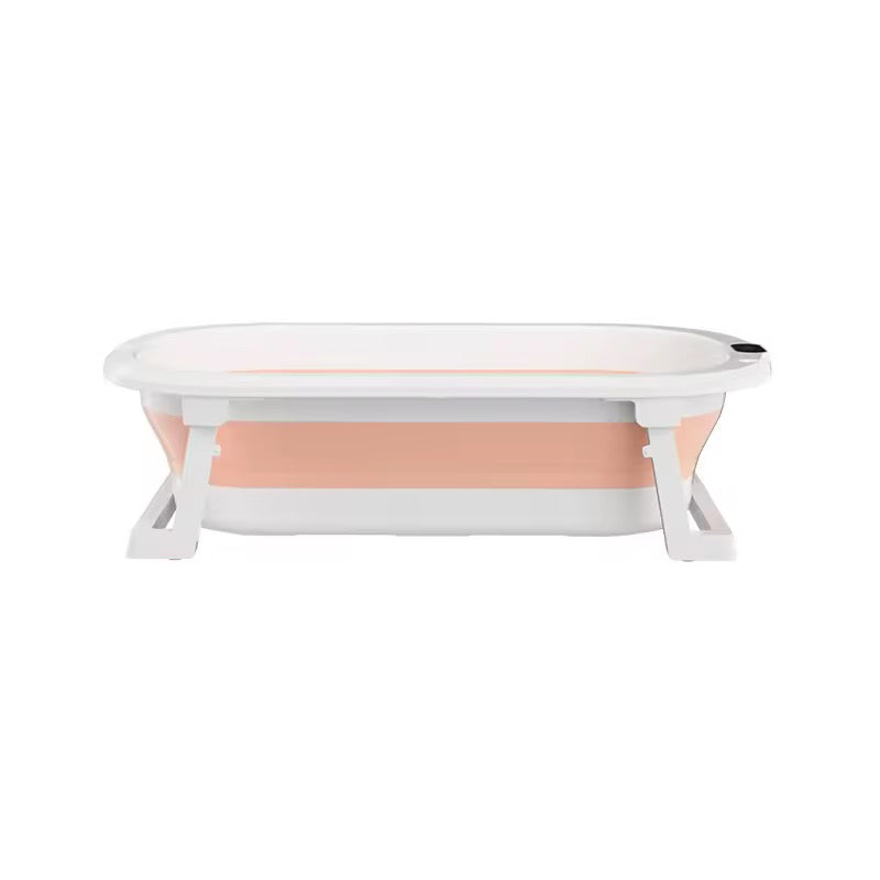 Baignoire Pliante en silicone saumon