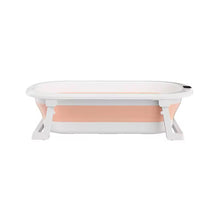 Baignoire Pliante en silicone saumon