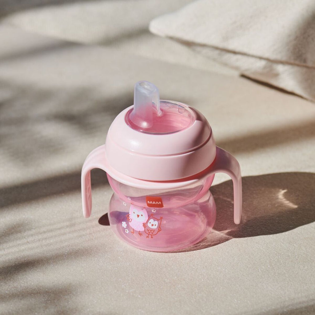 MAM Starter Cup - Tasse à bec souple 150ml  4+ mois ROSE