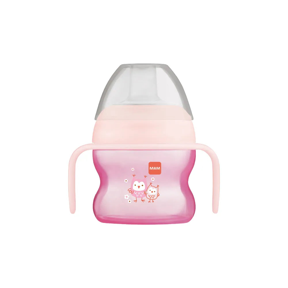 MAM Starter Cup - Tasse à bec souple 150ml  4+ mois ROSE