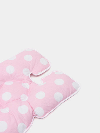 Coussin réducteur 2 en 1 pour Poussette & Siège auto Rose
