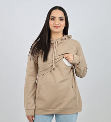 Sweat d'allaitement BEIGE