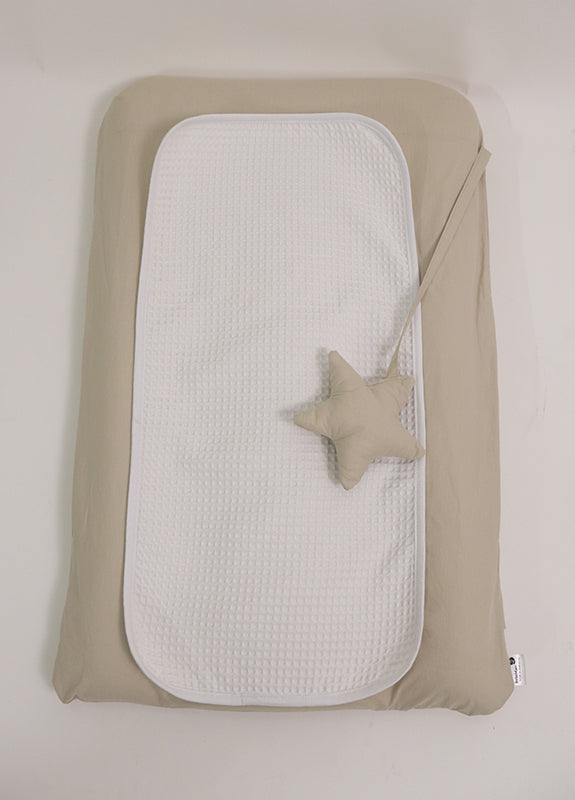 Matelas à langer avec housse Beige