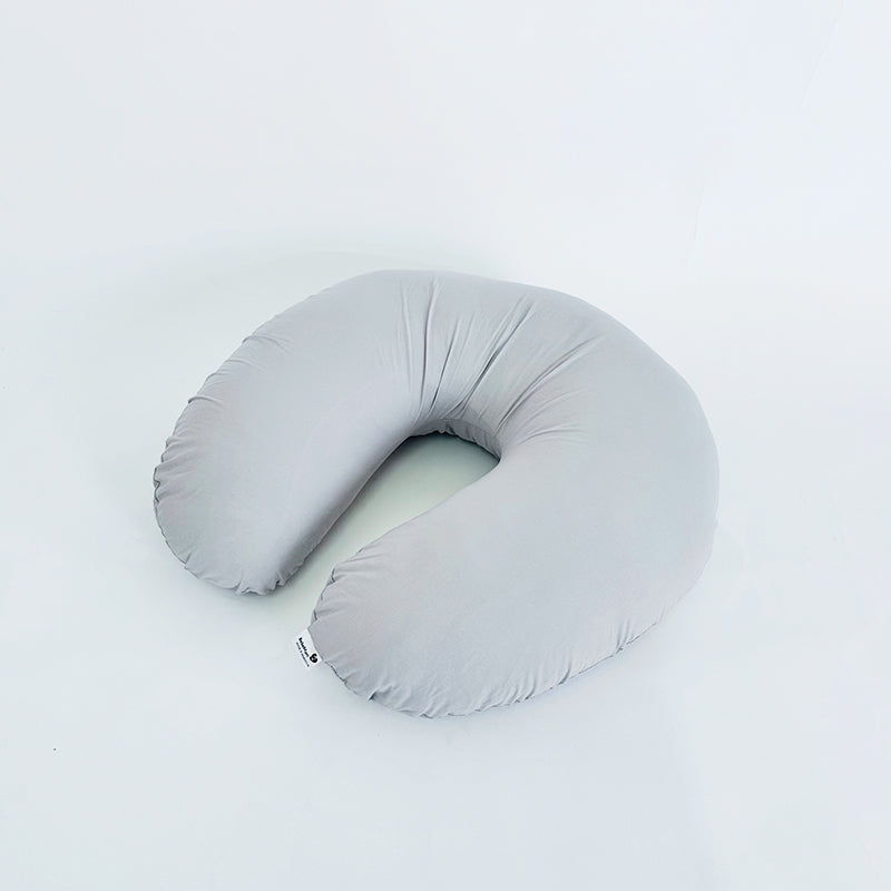 Coussin d’allaitement - gris clair