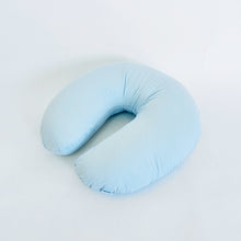 Coussin d’allaitement bleu ciel