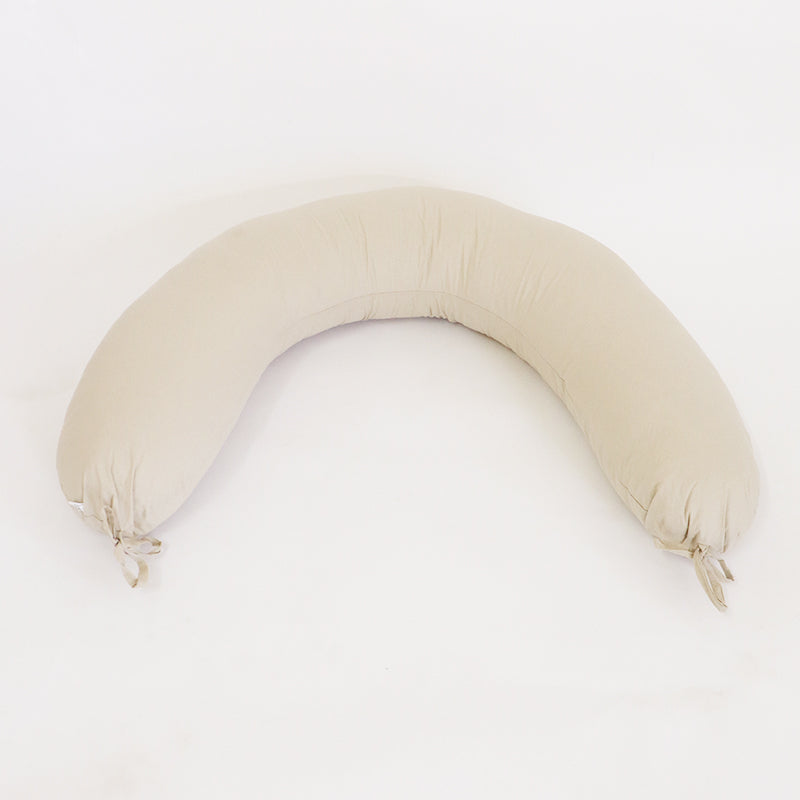 Coussin de grossesse et d'allaitement 3 en 1 beige