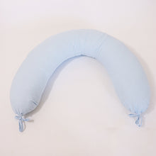 Coussin de grossesse et d'allaitement 3 en 1 bleu ciel