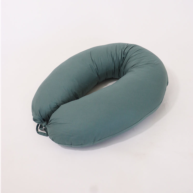 Coussin de grossesse et d'allaitement 3 en 1 vert