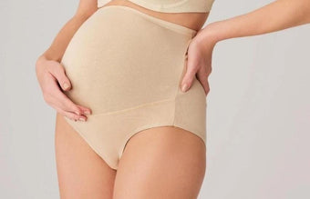 Slip de grossesse beige