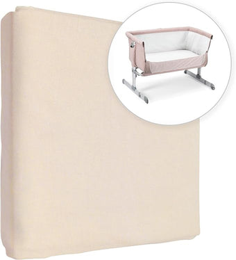 Housse pour berceau et cododo en coton - beige