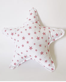 Coussin décoratif étoile (étoiles rose)