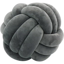 Coussin décoratif tressé 3 brins