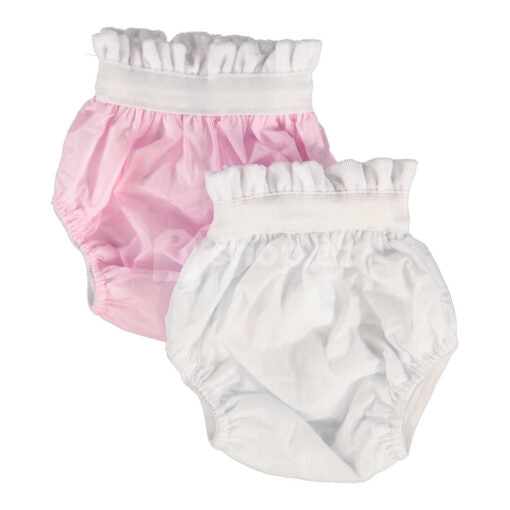 Lot 2 de Culotte d'entrainement 3 ans+ (blanc et rose )