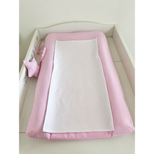 Matelas à langer imperméable avec housse Rose