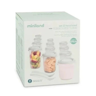 Set 12 pots conservation alimentaire MINT