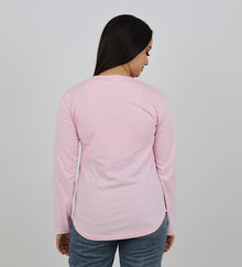 Pull d’allaitement manches longues rose