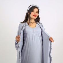 Robe de maternité matchy-matchy Gris