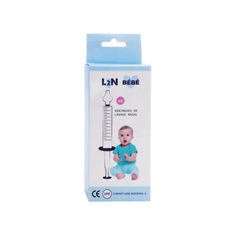 Seringue de Lavage Nasal L2N Lot de 2 - Hygiène Nasale Facile et Efficace