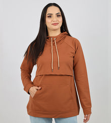 Sweat d'allaitement CARAMEL