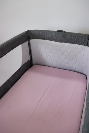 Housse pour berceau et cododo en coton - Rose